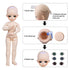 UCanaan Customized 1/6 BJD Doll 12 Inch Ball Jointed Dolls + Basic Makeup + Different Hands,Free to Change DIY Dolls(Brown Eyes)